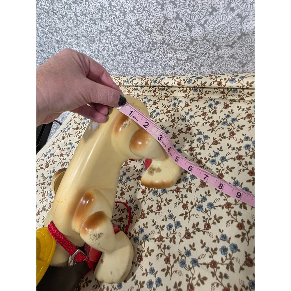 1974 Vintage Hasbro Dog Pull‎ Toy Lots Of Flaws kids leash play 70s puppy animal